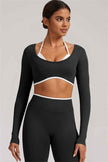 The Elevate New Long Sleeve Crop top Leggings 2-Piece Set