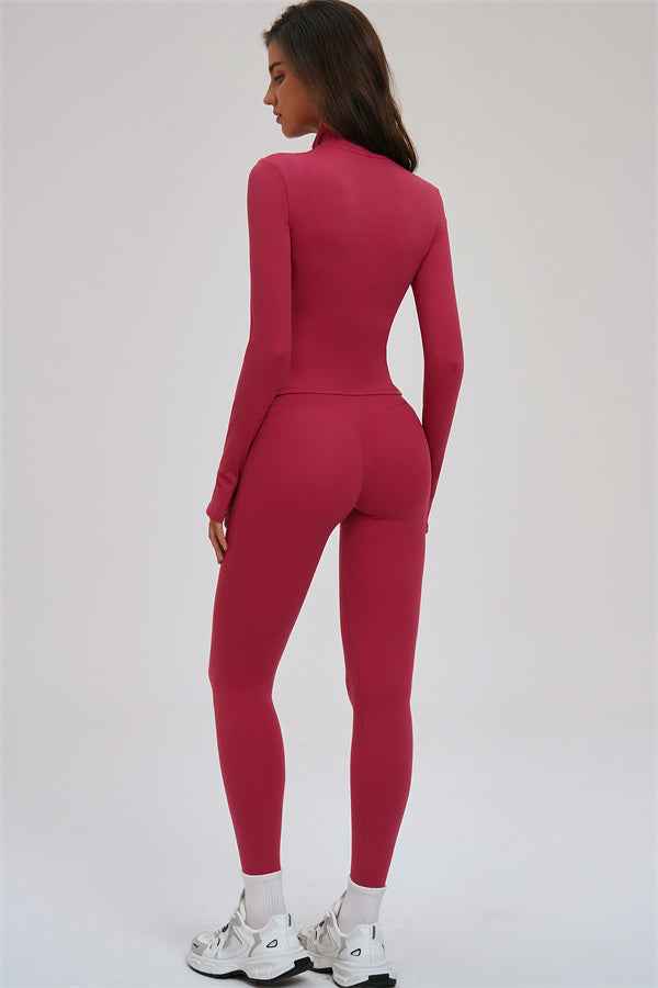 The Kinetic Zip Jacket Sports Bra Leggings 3-Piece Set
