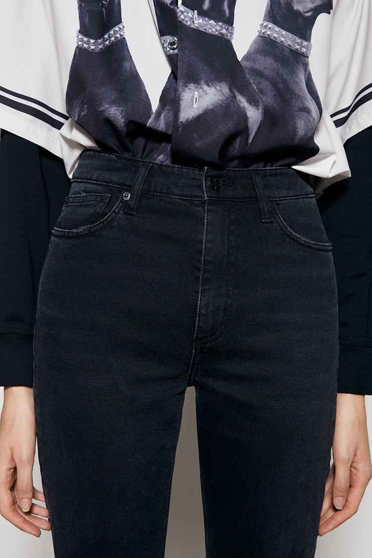 Activity Grrrl High Rise Kick Crop Jeans HJ017