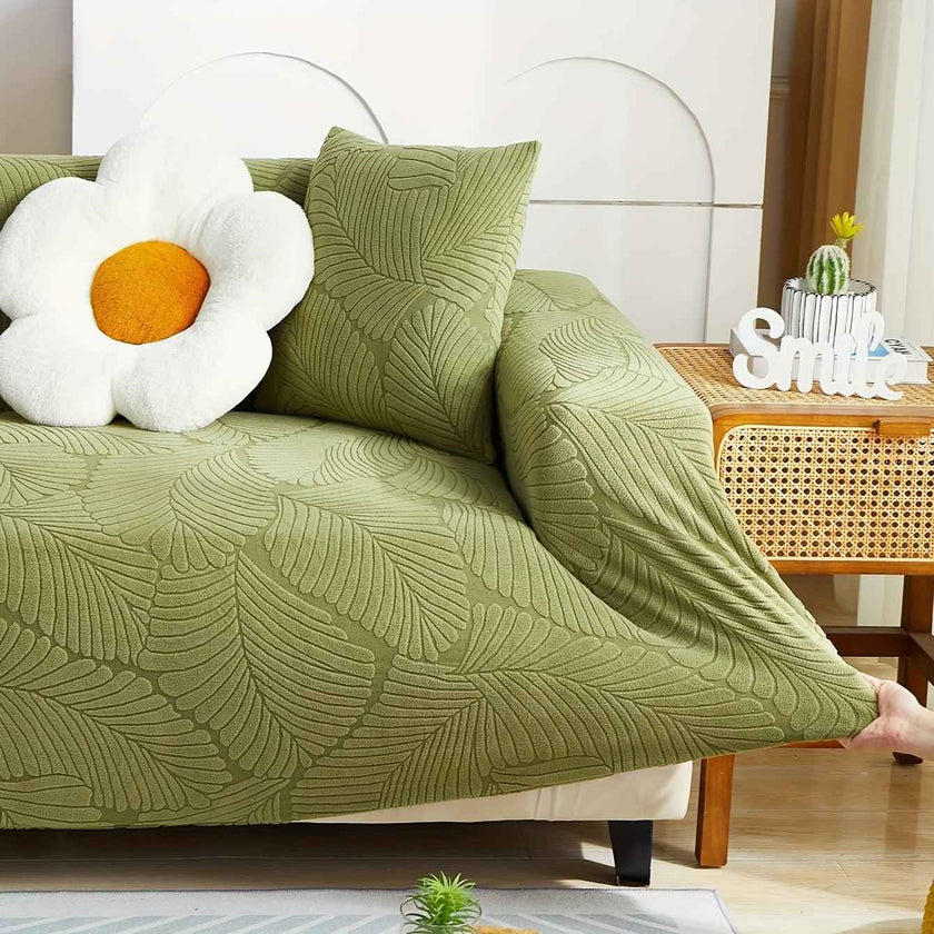 Premium Stretch Gray Couch Cover | Durable, Non-Slip & Versatile