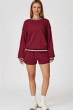 The Amara Sweatshirt Lounge Shorts 2-Piece Set