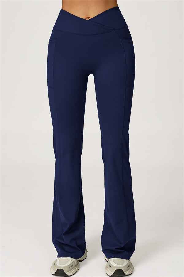 The Glacier Crop Tank Flared Leggings 2-Piece Set
