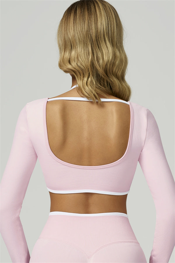 The Prime Line Long Sleeve Crop Top