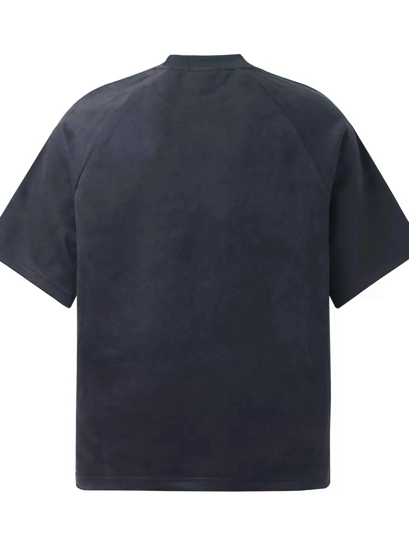 Men's Letter Embroidered Round Neck T-Shirt