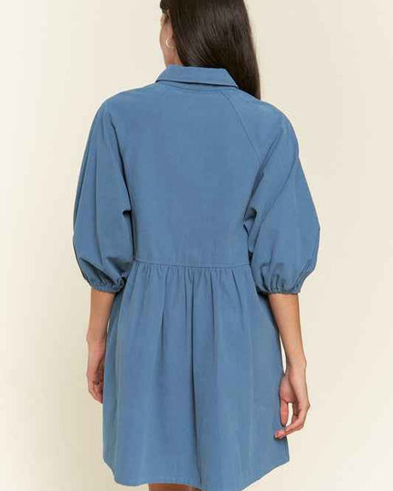 Athena Denim Dress - Pikemla