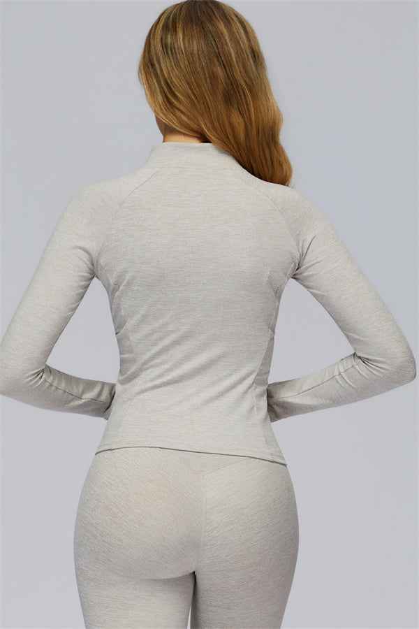 The Radiance Jacket Racerback Sports Bra Leggings 3-Piece Set