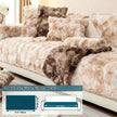 Luxurious Gradient Velvet Sofa Cover