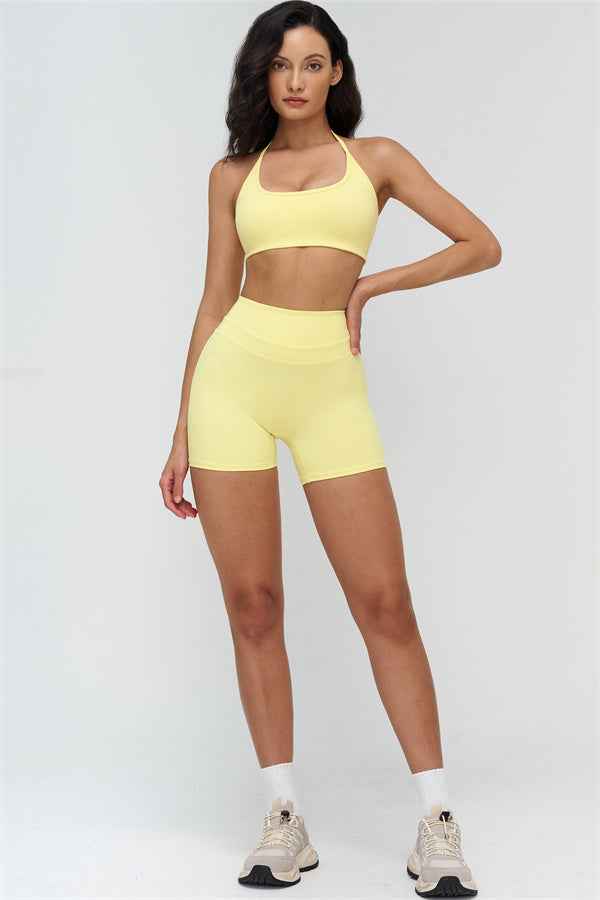 The Stride Halter Sports Bra
