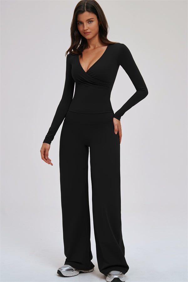 The Twirl Long Sleeve T-shirt New Straight Leg Pants 2-Piece Set