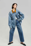 The Cityer Crop Wide Jeans HJ009