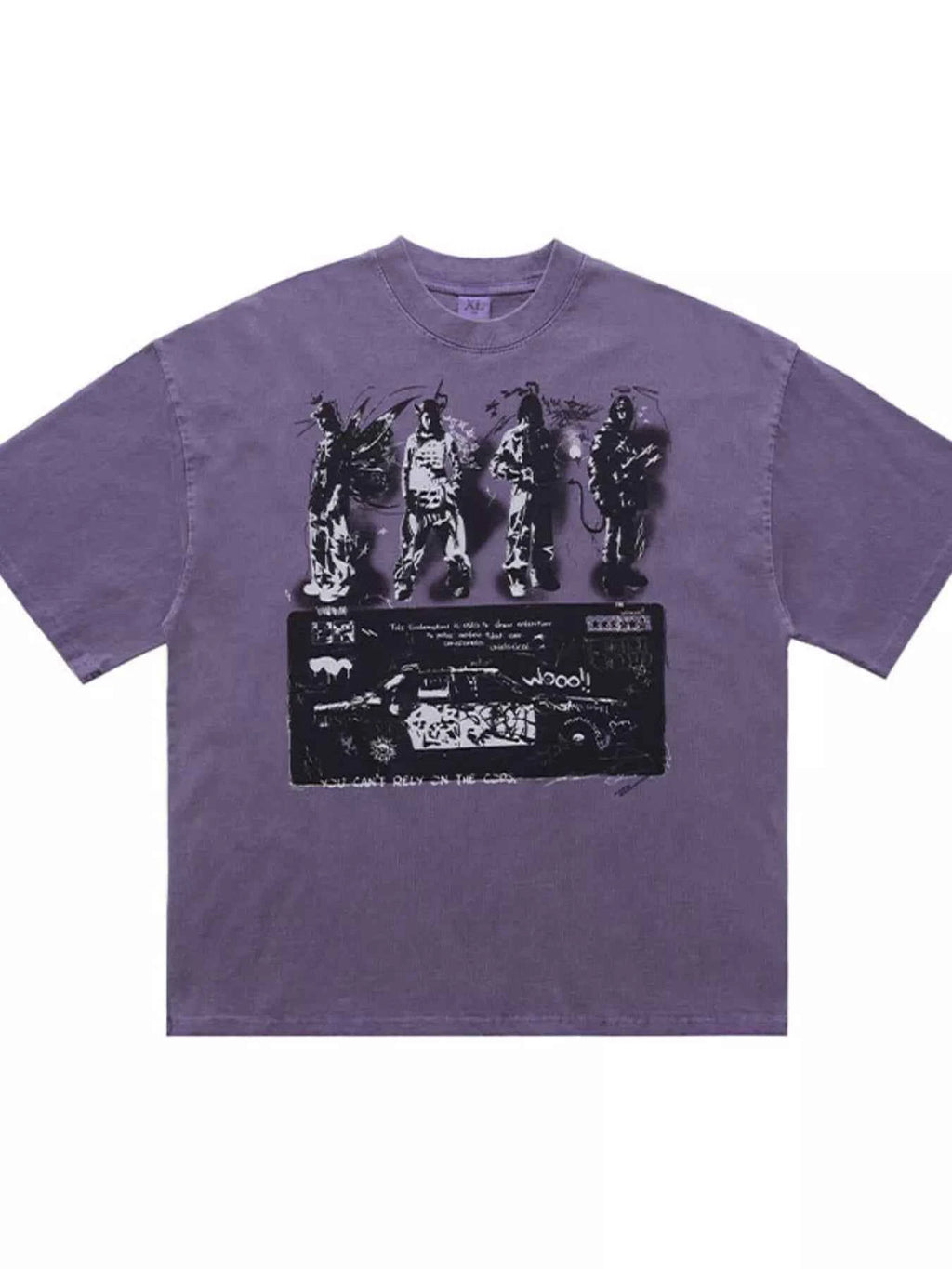Men's Vintage Graphic Round Neck T-Shirt