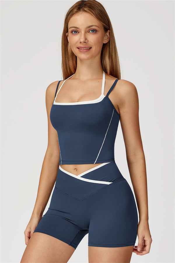 The Radiant Crop Top Shorts 2-Piece Set
