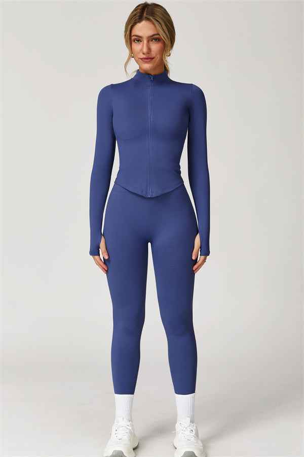 The Delight Jacket Sports Bra Leggings 3-Piece Set