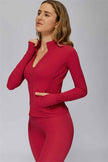 The FlexCore Pure Zip Jacket Flared Leggings 2-Piece Set