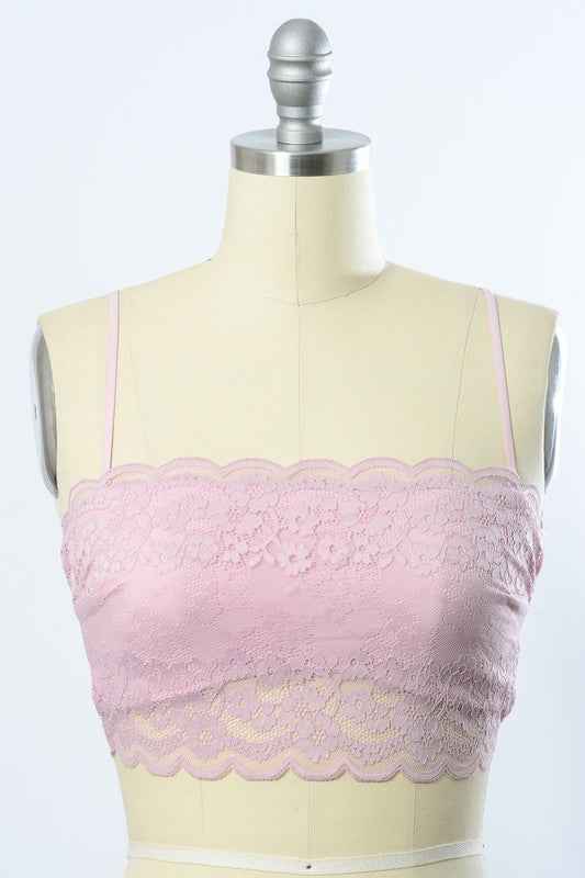 Wide Lace Bandeau