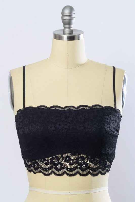 Wide Lace Bandeau