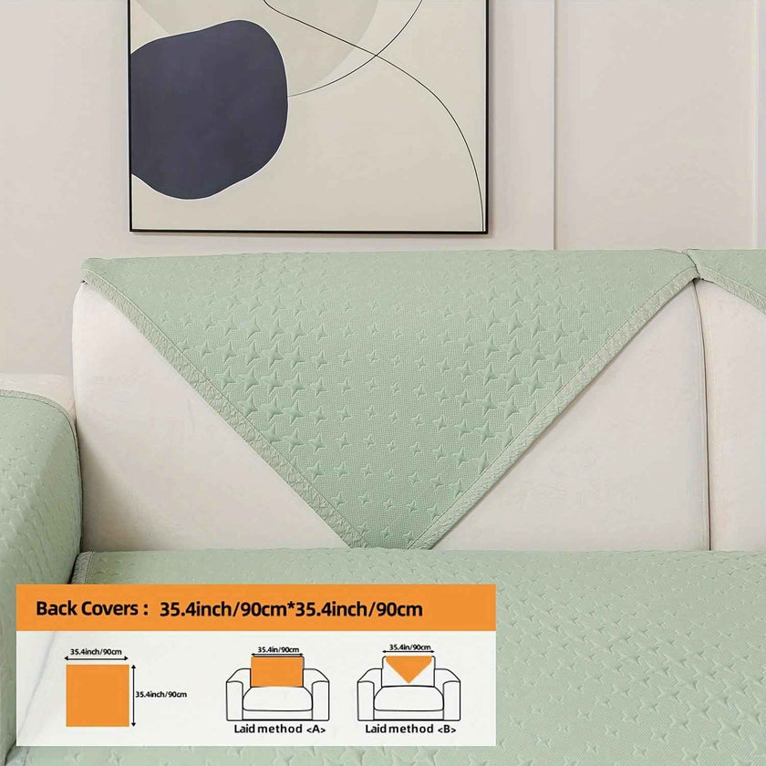 Summer Cooling Silk Non-slip Sofa Cover- Couch Cover for Dogs