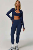 The Refresh Jacket Sports Bra Leggings 3-Piece Set