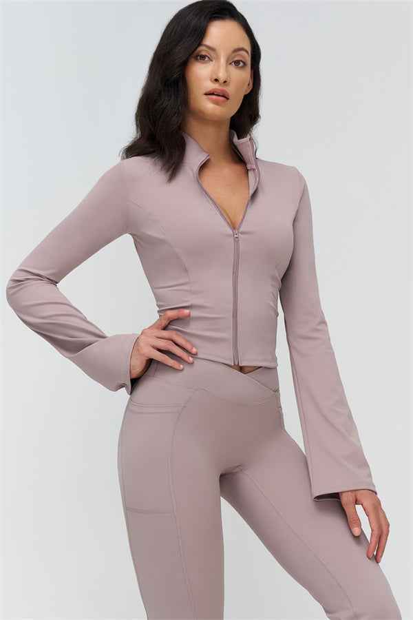 The BoldFit Jacket Flared Leggings 2-Piece Set