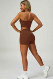 The Seraphine Halter Crop Top Shorts 2-Piece Set