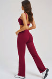 The Sizzle Sports Bra Flared Leggings 2-Piece Set