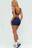 The Lushness V-Back Sports Bra Shorts 2-Piece Set
