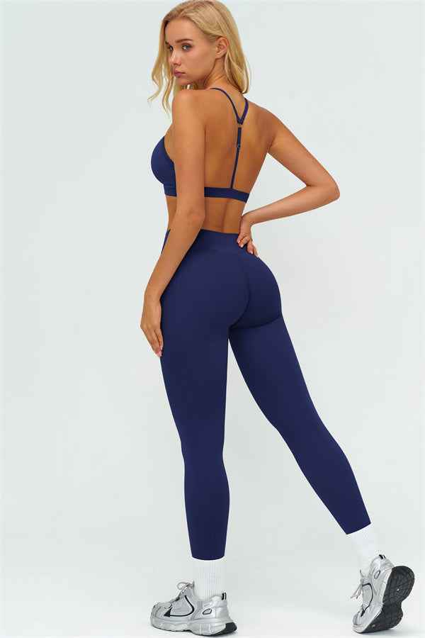 The Lushness Y-Back Sports Bra Leggings 2-Piece Set