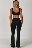 The Lavish Sports Bra Flared Leggings 2-Piece Set