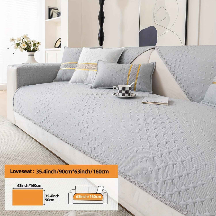 Summer Cooling Silk Non-slip Sofa Cover- Couch Cover for Dogs