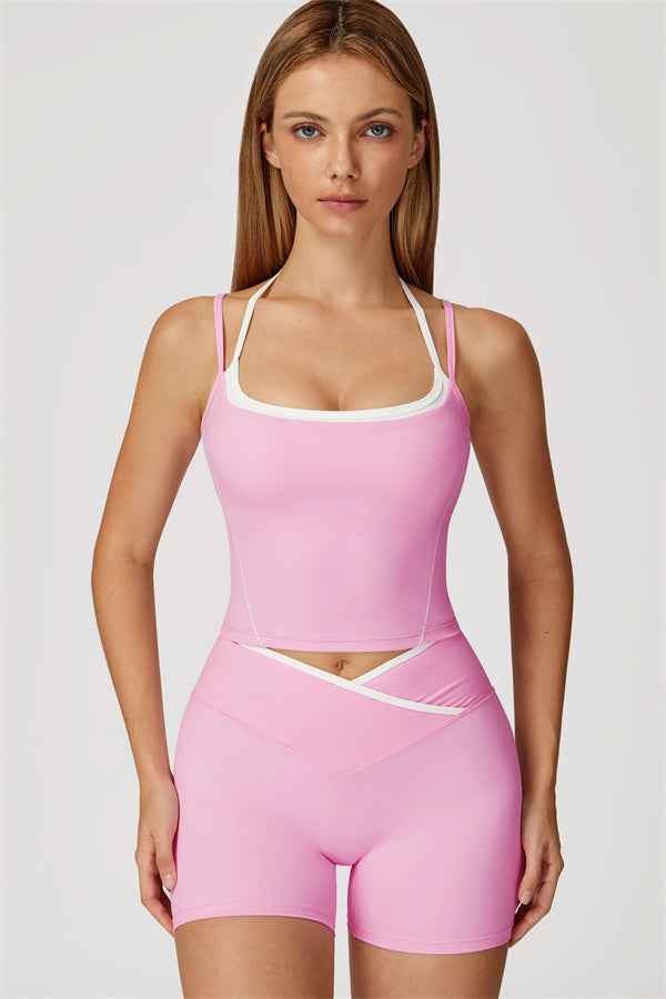 The Radiant Crop Top Shorts 2-Piece Set