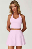 The Boost Halter Crop Top