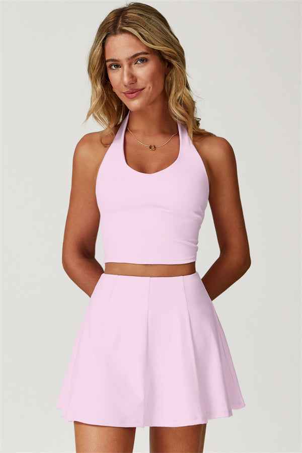 The Boost Halter Crop Top