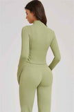 The Sizzle Zip Jacket Flared Leggings 2-Piece Set