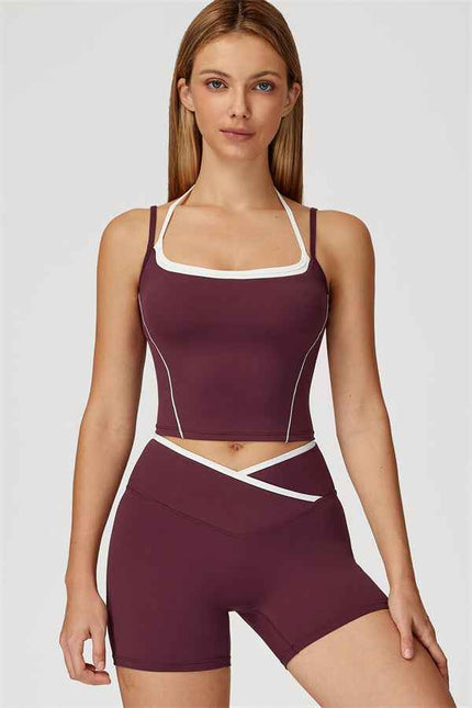 The Radiant Crop Top Shorts 2-Piece Set