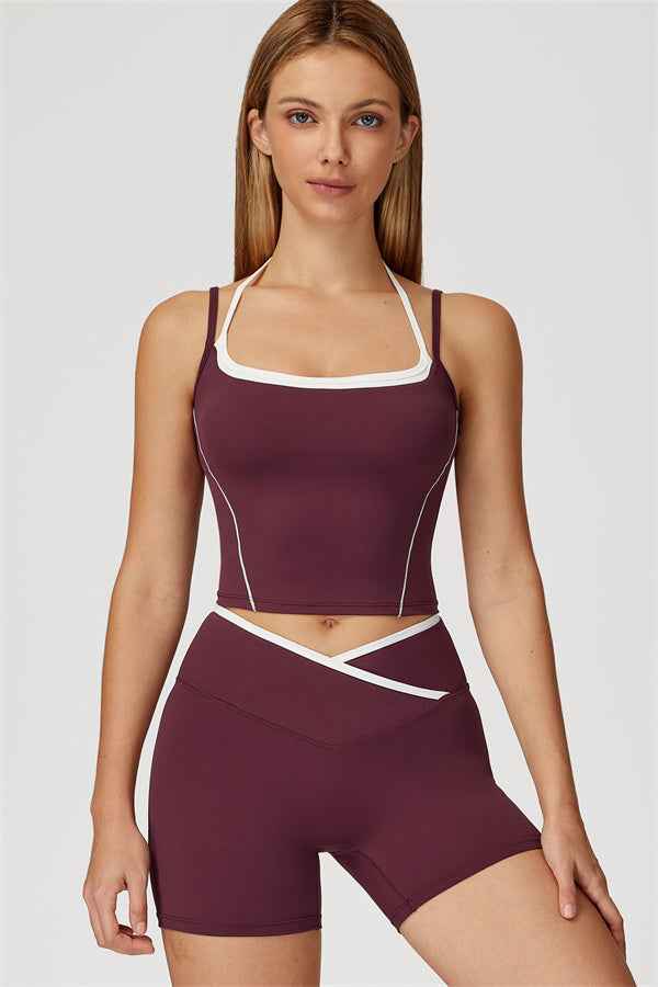 The Radiant Crop Top Shorts 2-Piece Set