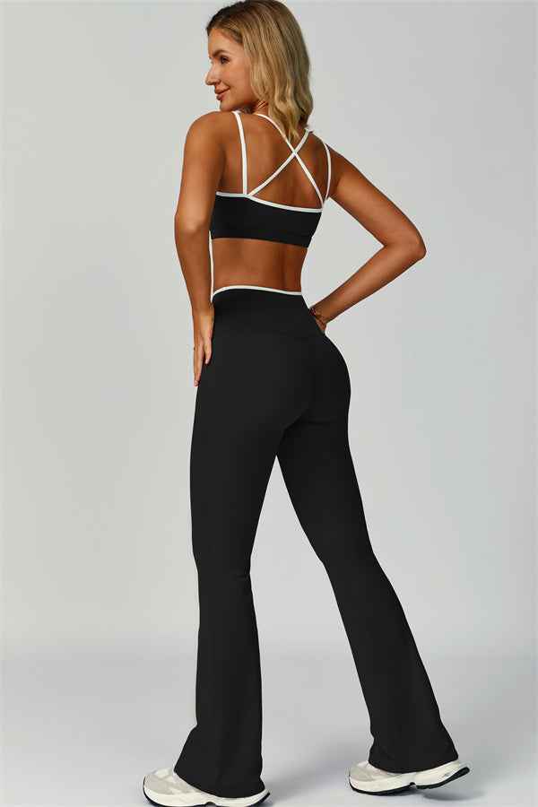 The Quest Sports Bra Flared Leggings 2-Piece Set