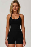 The Surge Halter Crop Top Shorts 2-Piece Set