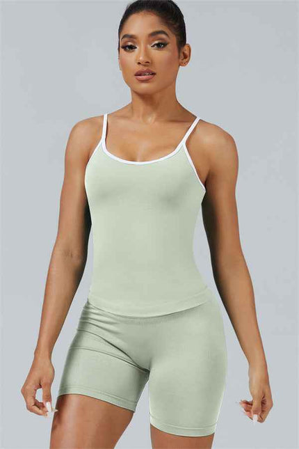 The Elevate New Crop Top Shorts 2-Piece Set