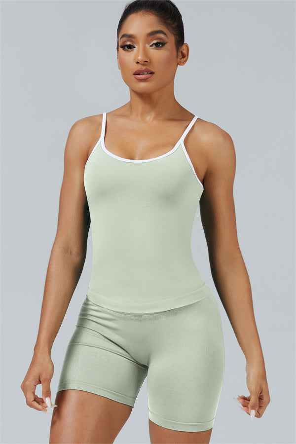 The Elevate New Crop Top Shorts 2-Piece Set