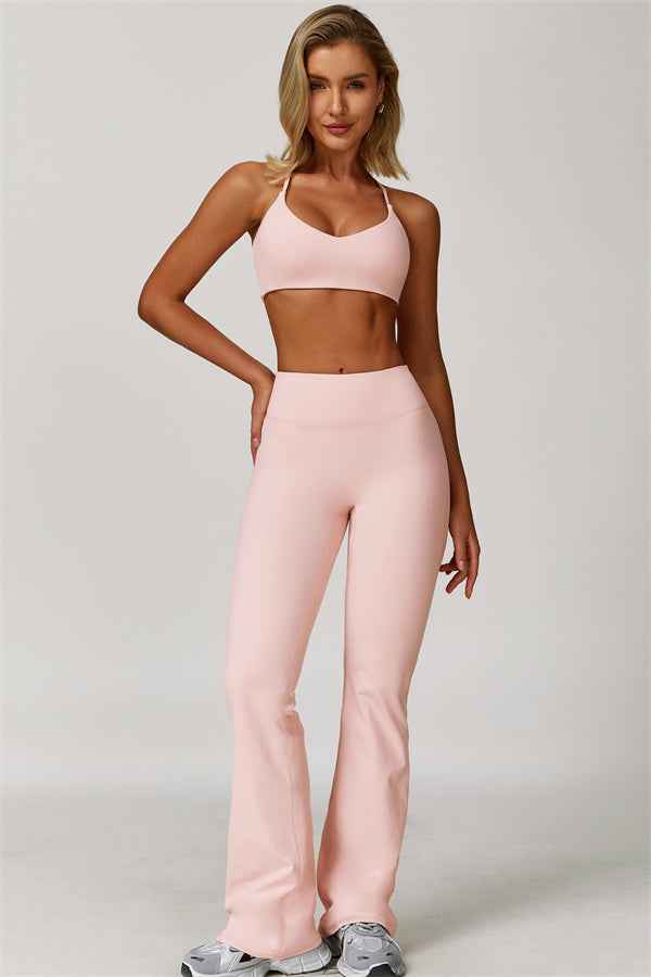 The Refresh Sports Bra Flared Leggings 2-Piece Set