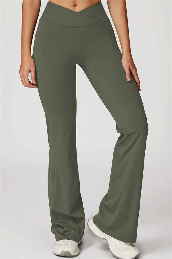 The Propel Crop Top Flared Leggings 2-Piece Set