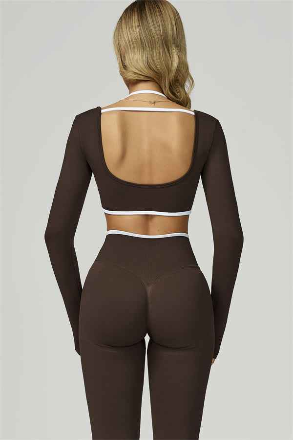 The Prime Line Long Sleeve Crop Top