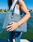 The Montrose Diaper Bag Tote - Cobalt