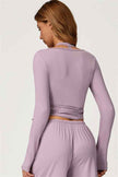 The Sprint Long Sleeve Crop Top