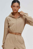 The Svelte UV protection Crop Hoodie
