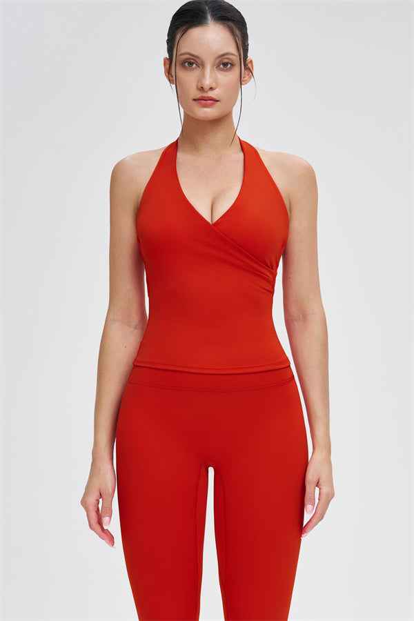 The Stride Crop Top Isabella Leggings 2-Piece Set