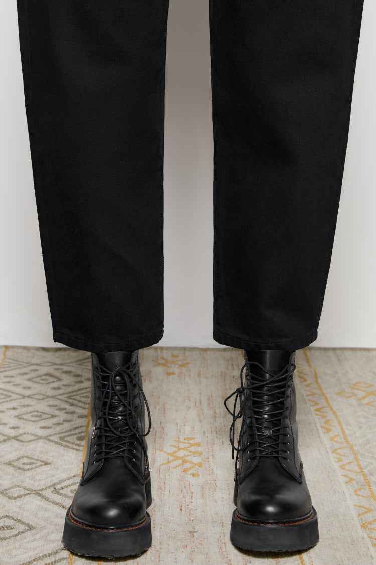 Queens Of Noise High Rise Barrel Jeans HJ026 [FINAL SALE]