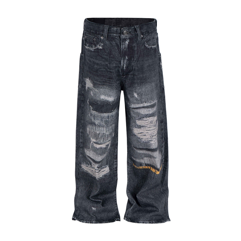 WIDEBOY SUTURE DENIM