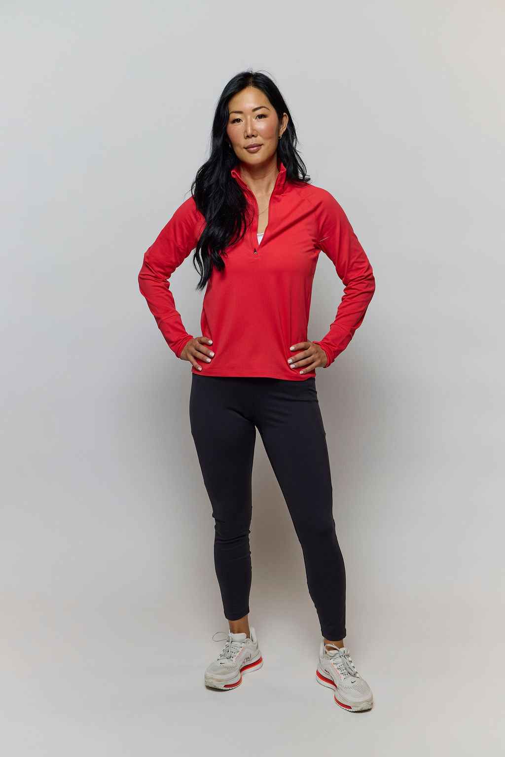Foudy Mid-Weight Long Sleeve ½ Zip Top