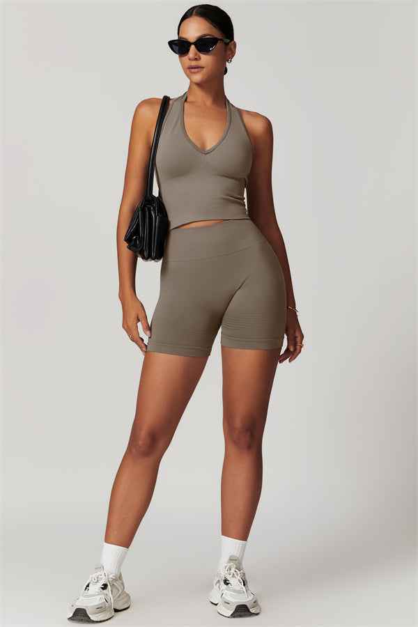 The Delight Halter Top Shorts 2-Piece Set